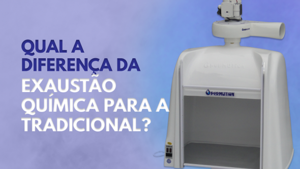 Qual a diferença da exaustão química para a tradicional?