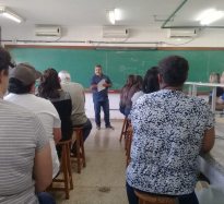 Treinamento envolve filtragem de água por osmose reversa
