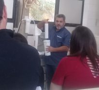 Treinamento envolve filtragem de água por osmose reversa